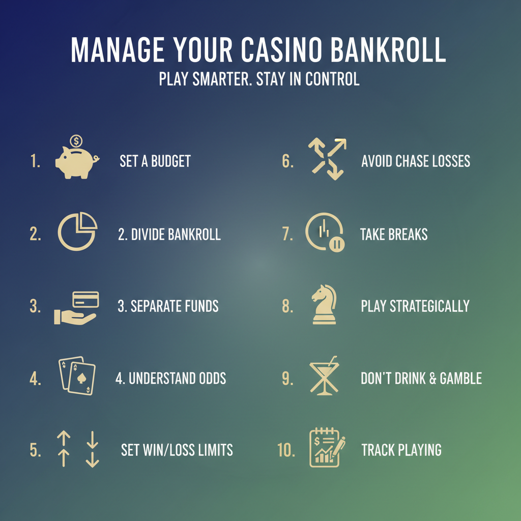 how to manage your casino bankroll