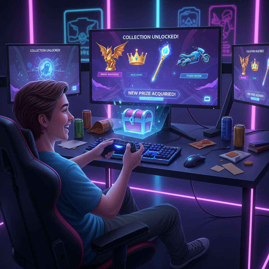 Collecting Virtual Prizes